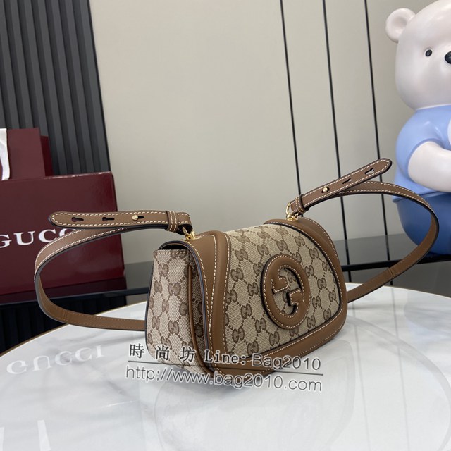 Gucci專櫃古馳最新款Blondie系列迷你肩背包斜挎女包 jh2146型號：815700